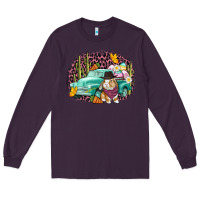 Plum Western rabbit Easter Day Long Sleeve Tee - CowGirlArtShop