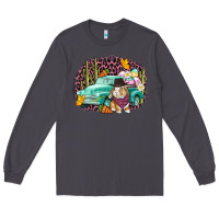 Smoke Western rabbit Easter Day Long Sleeve Tee - CowGirlArtShop