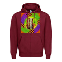 Burgundy Halloween Belgian Horse Zipper Hoodie - LillyAllenDesigns