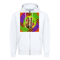 White Halloween Belgian Horse Zipper Hoodie - LillyAllenDesigns