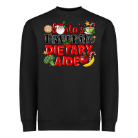 Black santas favorite dietary aide Heavyweight Sweatshirt - LillyAllenDesigns