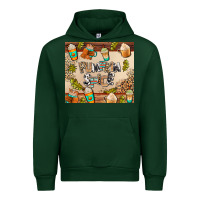 Forest Green pumpkin spice Urban Hoodie - AdoDesignShop