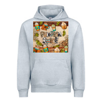 Heather Grey pumpkin spice Urban Hoodie - AdoDesignShop