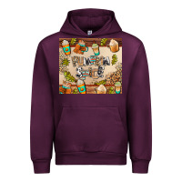 Mauve Wine pumpkin spice Urban Hoodie - AdoDesignShop
