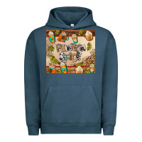 Pigment Midnight Navy pumpkin spice Urban Hoodie - AdoDesignShop