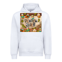 White pumpkin spice Urban Hoodie - AdoDesignShop