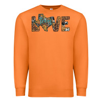 Carrot love texas map sunflower leopard cowhide Premium Sweatshirt - Artiststas