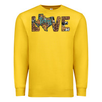 Lemon love texas map sunflower leopard cowhide Premium Sweatshirt - Artiststas