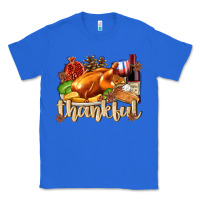 True Royal Thankful with Turkey Classic Tee - texasbilliewilder