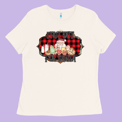 I Put Out For Santa Ladies Tee Designed By Bettercallsaul
