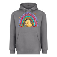 Storm easter flowers and butterfly with chicks rainbow Heavyweight Hoodie - Artiststas