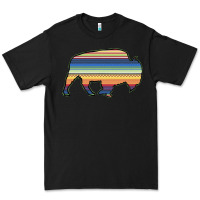 Black Aztec Bison Silhouette Premium Tee - Bettercallsaul