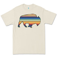 Bone Aztec Bison Silhouette Premium Tee - Bettercallsaul