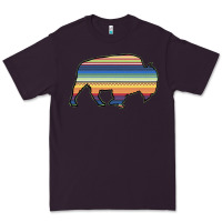 Plum Aztec Bison Silhouette Premium Tee - Bettercallsaul