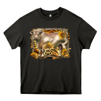 Asphalt western charolais bull Heavy Core Tee - LillyAllenDesigns