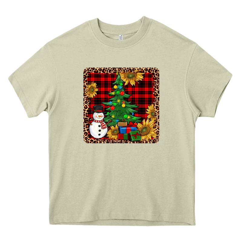 Snowman Trees Coaster Heavy Core Tee by JahusDesignShop | Teevron