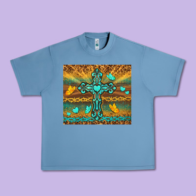 Western Cross Urban Heavy Tee Designed By Tumblerdesignbyshophia