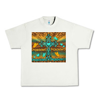 Pistachio western cross Urban Heavy Tee - TumblerDesignByShophia