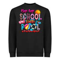 Black Bye Bye School Hello Pool Teacher  Squad Heavyweight Sweatshirt - CowhideDigitalArt