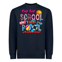Navy Bye Bye School Hello Pool Teacher  Squad Heavyweight Sweatshirt - CowhideDigitalArt