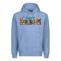 Colony Blue registered nurse libbey glass Premium Hoodie - BundleAndBundleShop