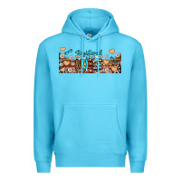 Ocean Blue registered nurse libbey glass Premium Hoodie - BundleAndBundleShop