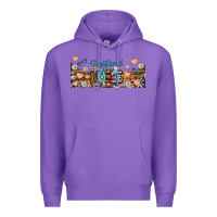 Purple registered nurse libbey glass Premium Hoodie - BundleAndBundleShop
