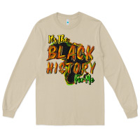 Mushroom It's the black history for me Long Sleeve Tee - HowdyJamesFarm