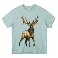 Arona elk deer Heavy Core Tee - LillyAllenDesigns