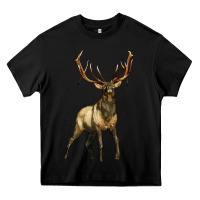 Black elk deer Heavy Core Tee - LillyAllenDesigns