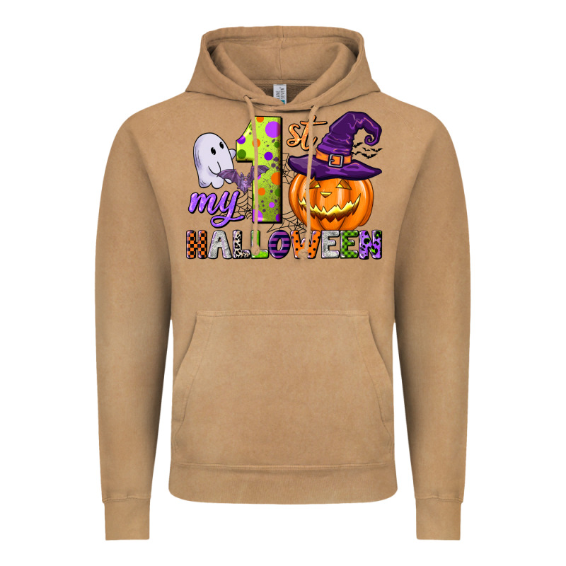 My First Halloween Vintage Hoodie by CowGirlArtShop | Teevron