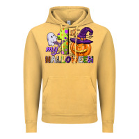 Vintage Mustard my first halloween Vintage Hoodie - CowGirlArtShop