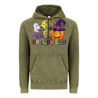 Vintage Olive my first halloween Vintage Hoodie - CowGirlArtShop