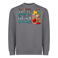 Storm Coffee Gives Me Teacher Powers Heavyweight Sweatshirt - CowhideDigitalArt