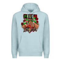 Blue Mist Proud Latina Mexican sneakers Premium Hoodie - RanaPortraitStore