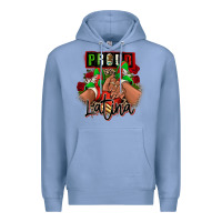 Colony Blue Proud Latina Mexican sneakers Premium Hoodie - RanaPortraitStore