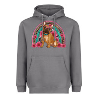 Storm french bulldog floral rainbow Heavyweight Hoodie - Artiststas