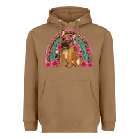 Toasted Coconut french bulldog floral rainbow Heavyweight Hoodie - Artiststas