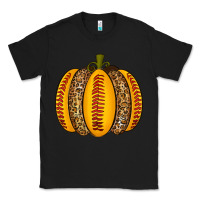 Black Softball Pumpkin Classic Tee - texasbilliewilder
