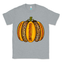 Heather Grey Softball Pumpkin Classic Tee - texasbilliewilder