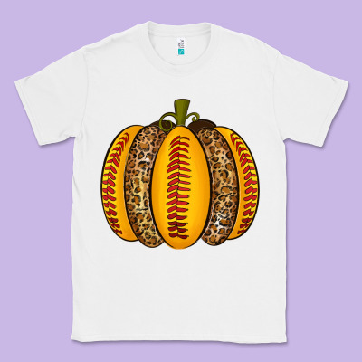 Softball Pumpkin Classic Tee Designed By Texasbilliewilder