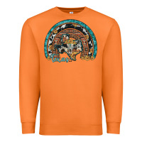 Carrot texas map sunflower leopard cowhide aztec turquoise gemstone rainbow Premium Sweatshirt - Artiststas