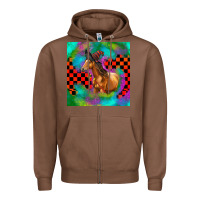 Chestnut Halloween Quarter Horse Zipper Hoodie - LillyAllenDesigns