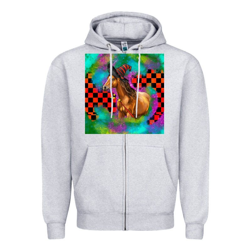 Halloween Quarter Horse Zipper Hoodie by LillyAllenDesigns | Teevron