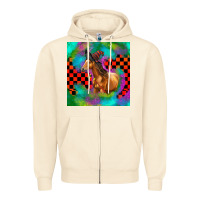 Sandshell Halloween Quarter Horse Zipper Hoodie - LillyAllenDesigns