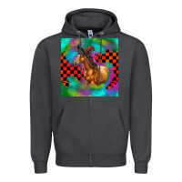 Smoke Halloween Quarter Horse Zipper Hoodie - LillyAllenDesigns