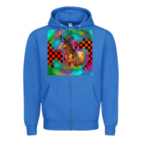 True Royal Halloween Quarter Horse Zipper Hoodie - LillyAllenDesigns