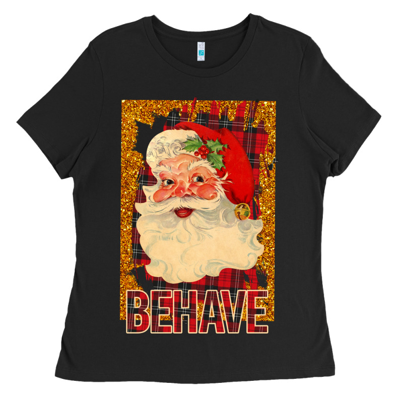 Santa Behave Ladies Tee by Bettercallsaul | Teevron