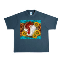 Midnight Navy western rooster Urban Heavy Tee - TumblerDesignByShophia