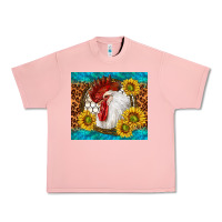 Salmon western rooster Urban Heavy Tee - TumblerDesignByShophia